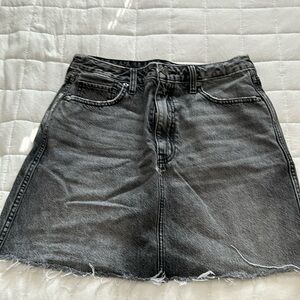 Abercrombie High Rise Denim Skirt